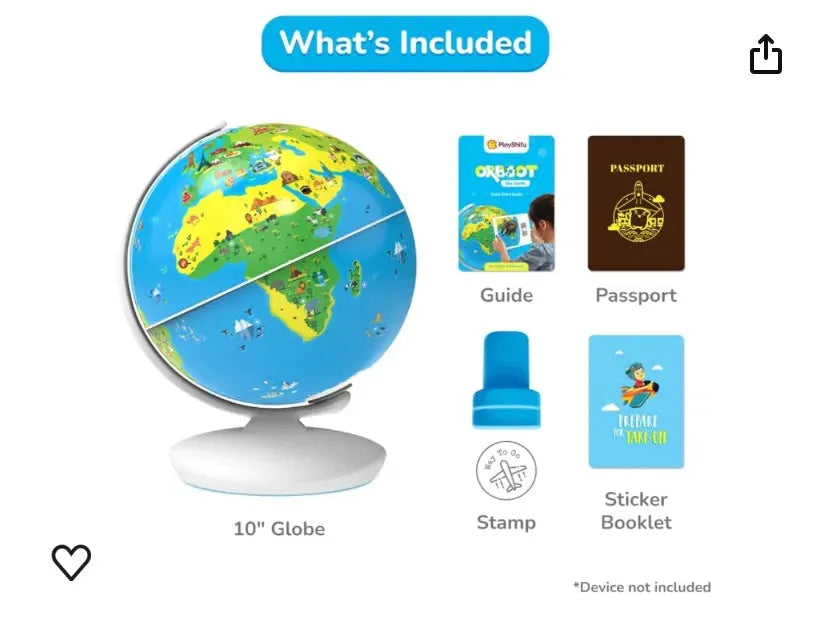 NEW PlayShifu Orboot Earth Interactive AR World Globe - Me n Mommy To Be