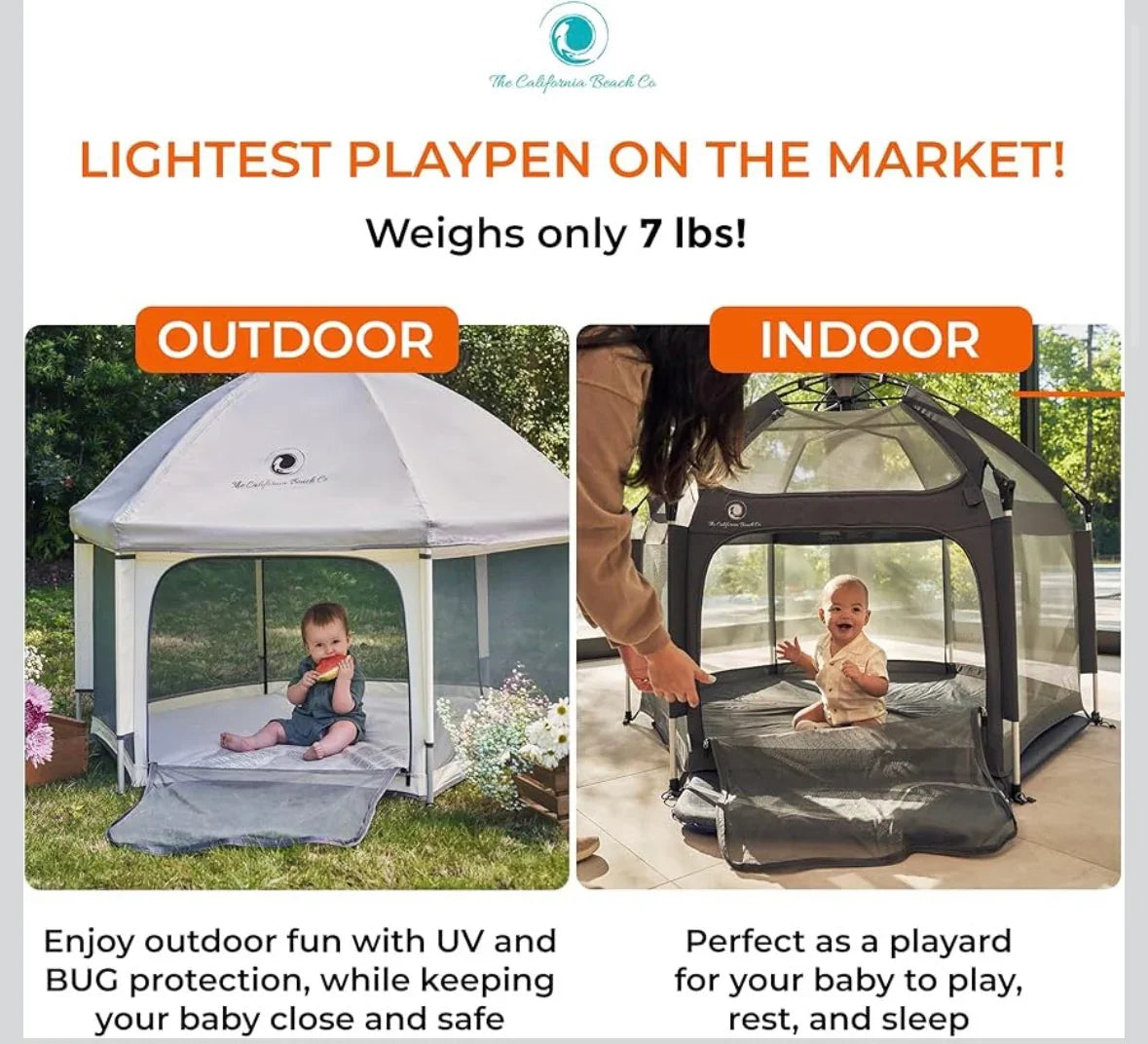 NEW The California Beach Co. Pop 'n Go Playpen