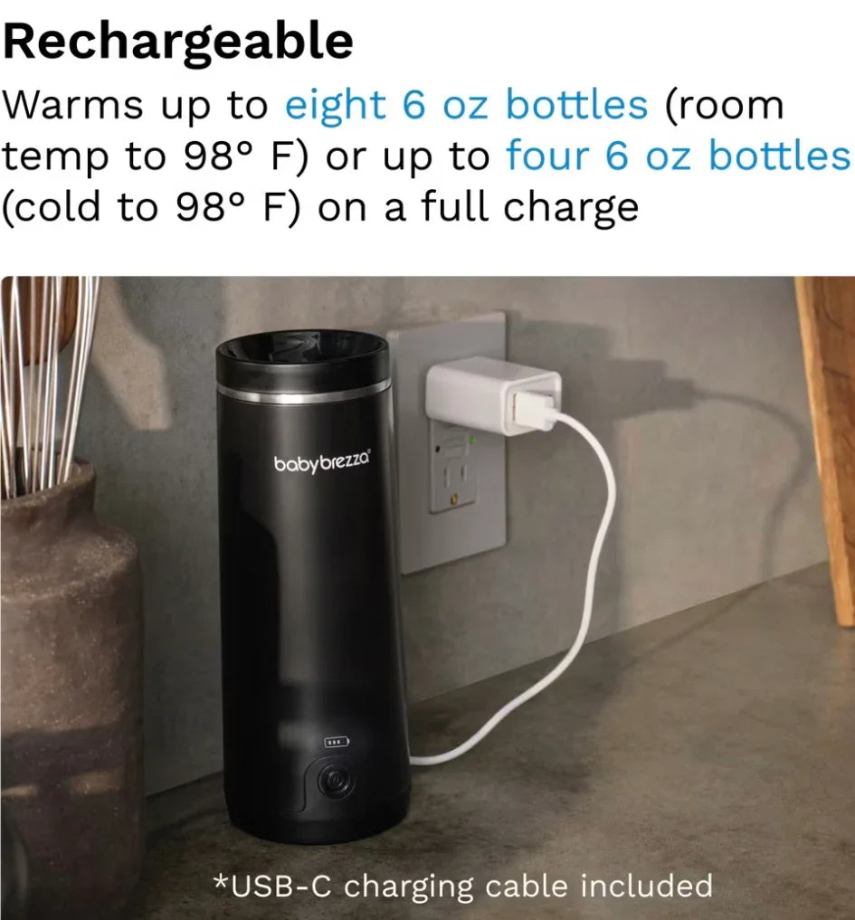 NEW Baby Brezza Superfast Portable Bottle Warmer