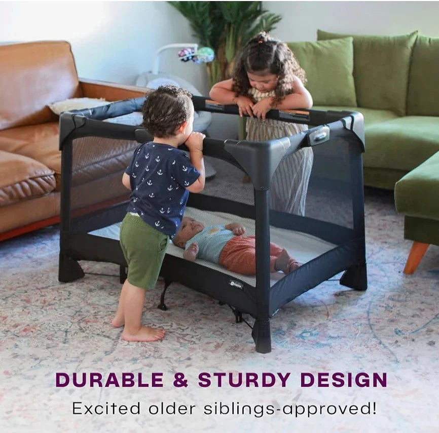 NEW 4moms Breeze Plus Playard in Black