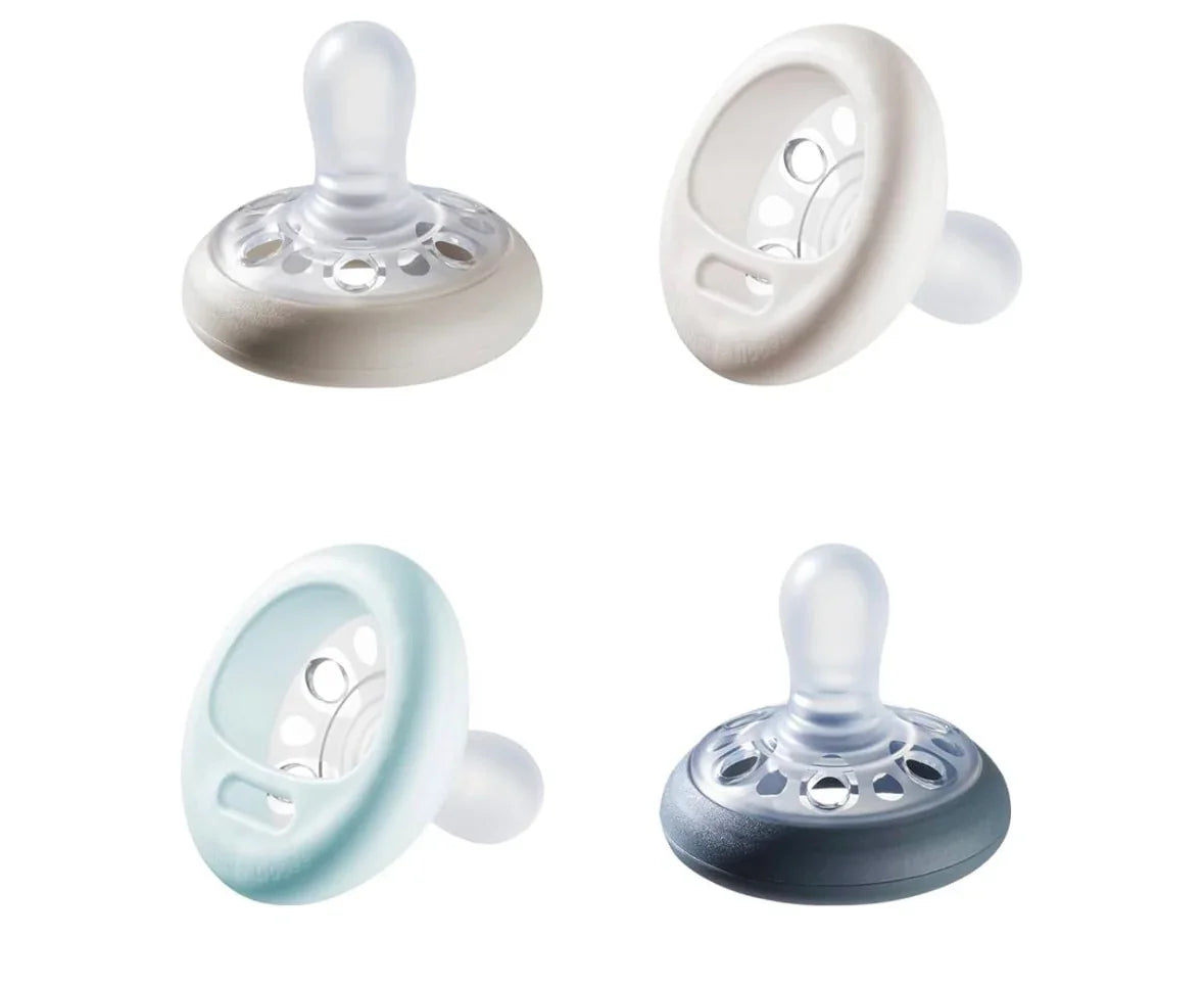 NEW Tommee Tippee 4pk Breast-Like Soothers 0-6m