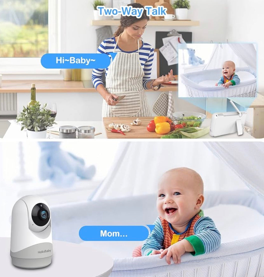 NEW HelloBaby No WiFi Baby Monitor HB6550