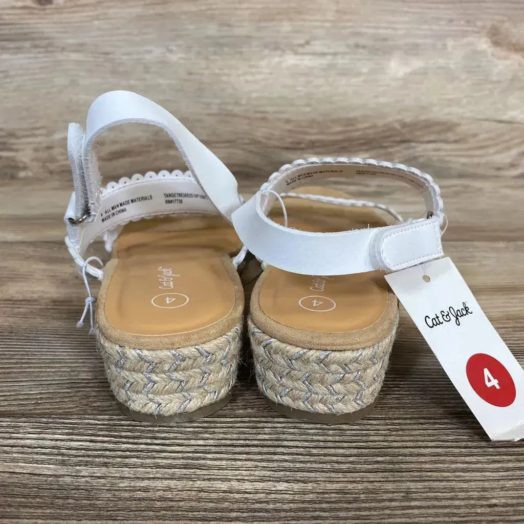 NEW Cat & Jack Girls' Chessie Espadrille Sandals sz 4Y - Me 'n Mommy To Be