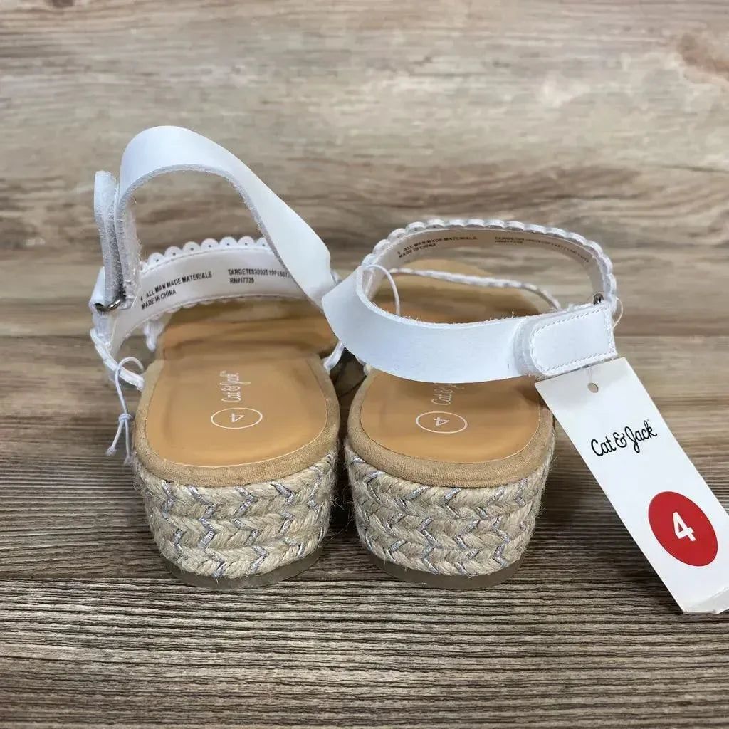 NEW Cat & Jack Girls' Chessie Espadrille Sandals sz 4Y - Me 'n Mommy To Be