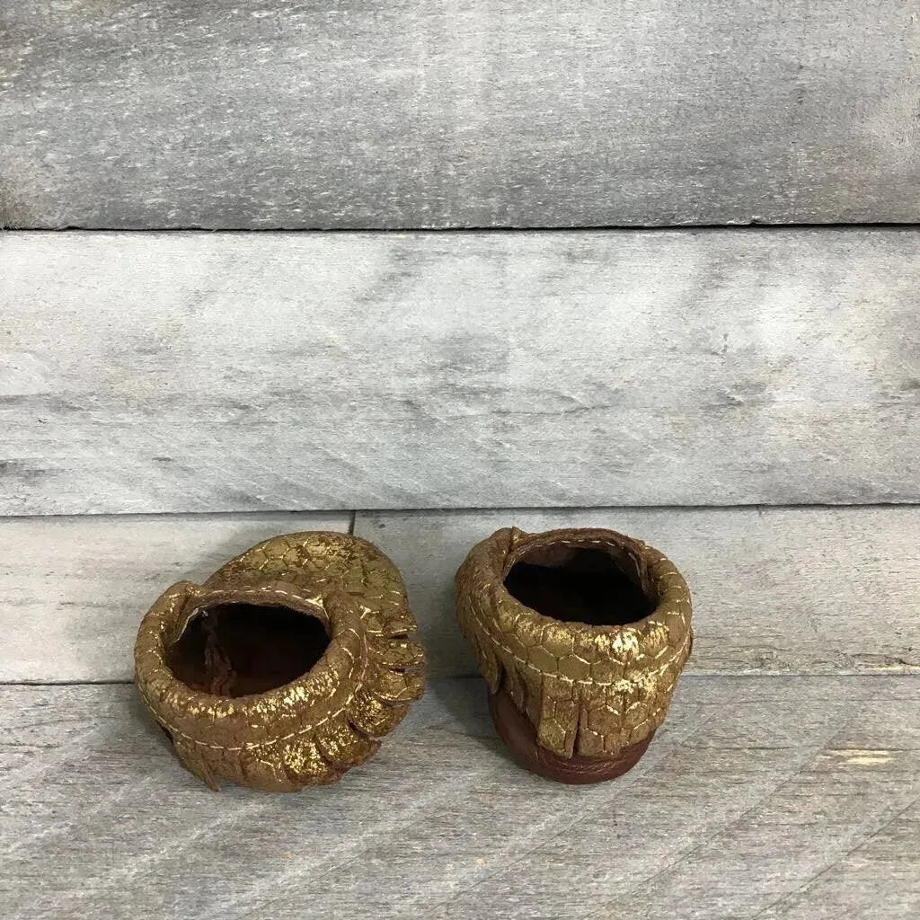 Freshly Picked Soft Sole Leather Honeycomb Moccasins size 1c - Me 'n Mommy To Be