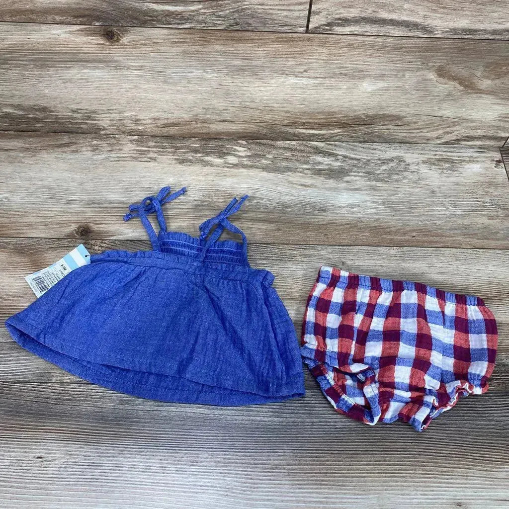 NEW Cat & Jack 2pc Smocked Top & Bloomers sz 3-6m - Me 'n Mommy To Be