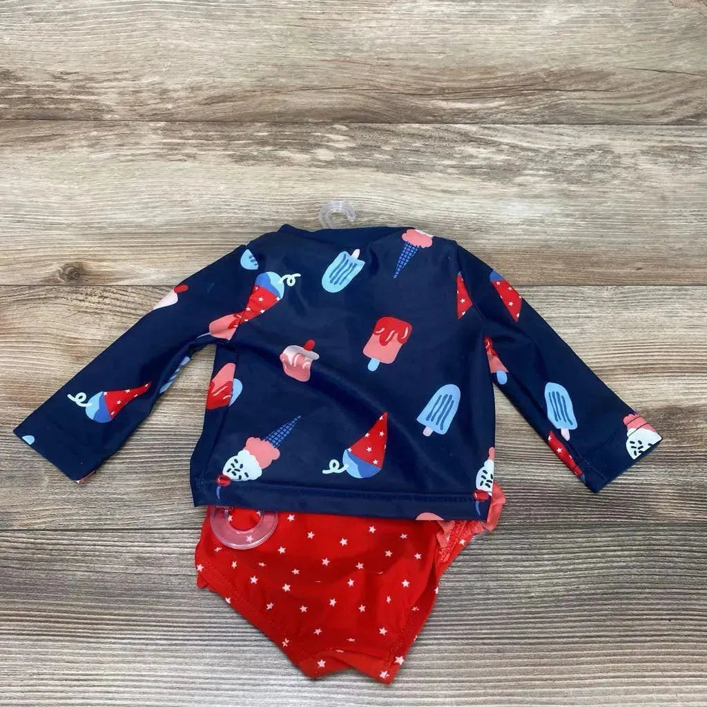 NEW Just One You 2pc Ice Cream Rashguard Set sz 3m - Me 'n Mommy To Be