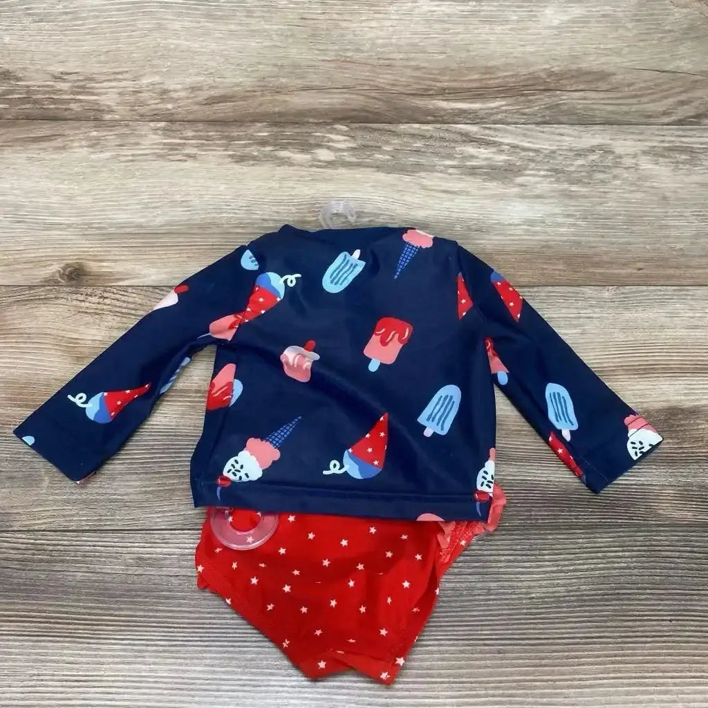 NEW Just One You 2pc Ice Cream Rashguard Set sz 3m - Me 'n Mommy To Be