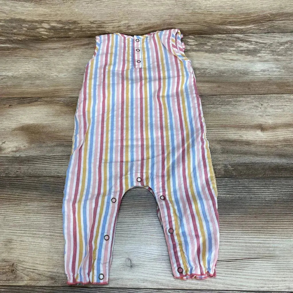 Lilly + Sid Striped Ruffle Romper sz 6-12m - Me 'n Mommy To Be