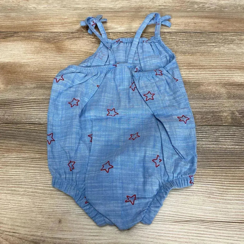 NEW Cat & Jack Chambray Romper sz 3-6m - Me 'n Mommy To Be