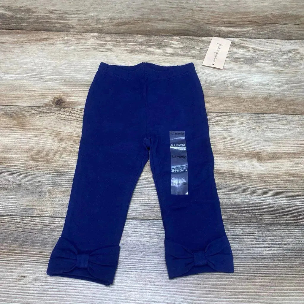 NEW First Impressions Solid Bow Legging sz 6-9m - Me 'n Mommy To Be