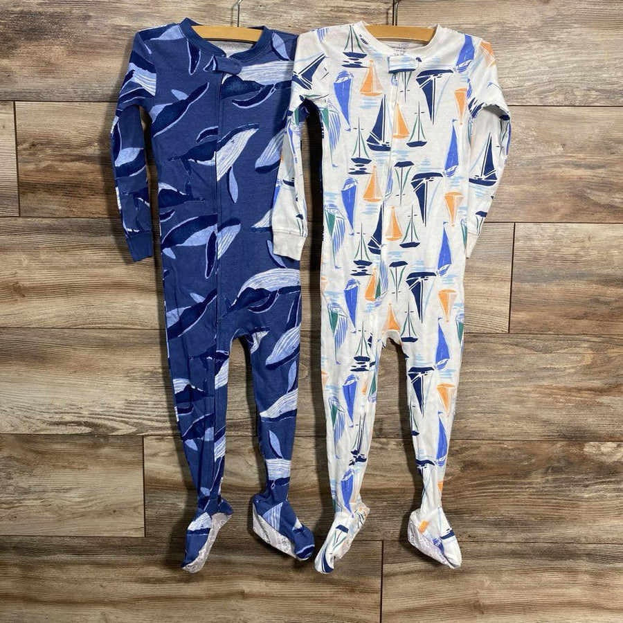 NEW Just One You 2Pk Whale Sleepers sz 3T - Me 'n Mommy To Be