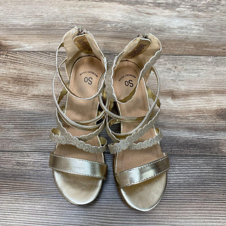 NEW SO Wedge Jackfruit Sandals sz 3Y - Me 'n Mommy To Be