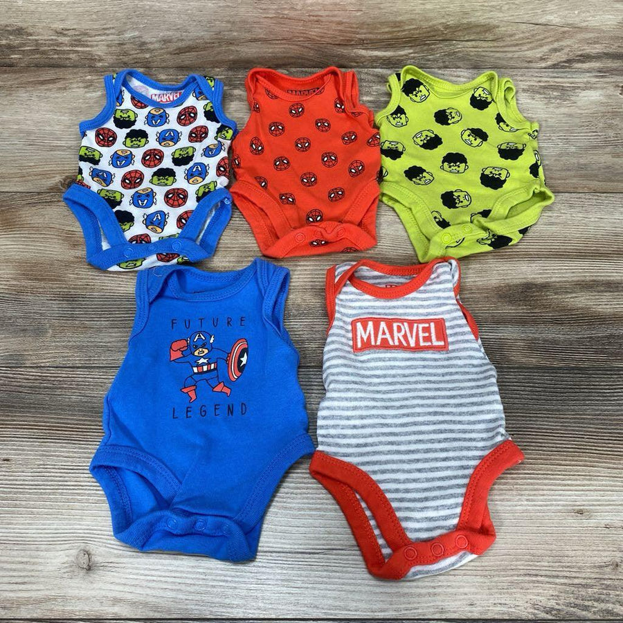 Amazon Essentials Marvel 5Pk Bodysuits sz PREEMIE - Me 'n Mommy To Be