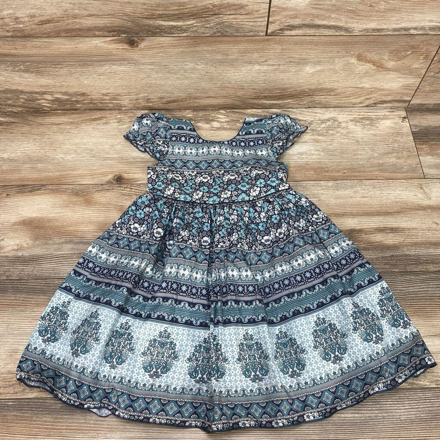 Mathudi Floral Cap Sleeve Dress sz 2/3T - Me 'n Mommy To Be