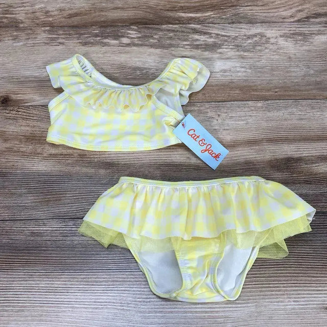 NEW Cat & Jack 2pc Gingham Bikini Set sz 18m - Me 'n Mommy To Be