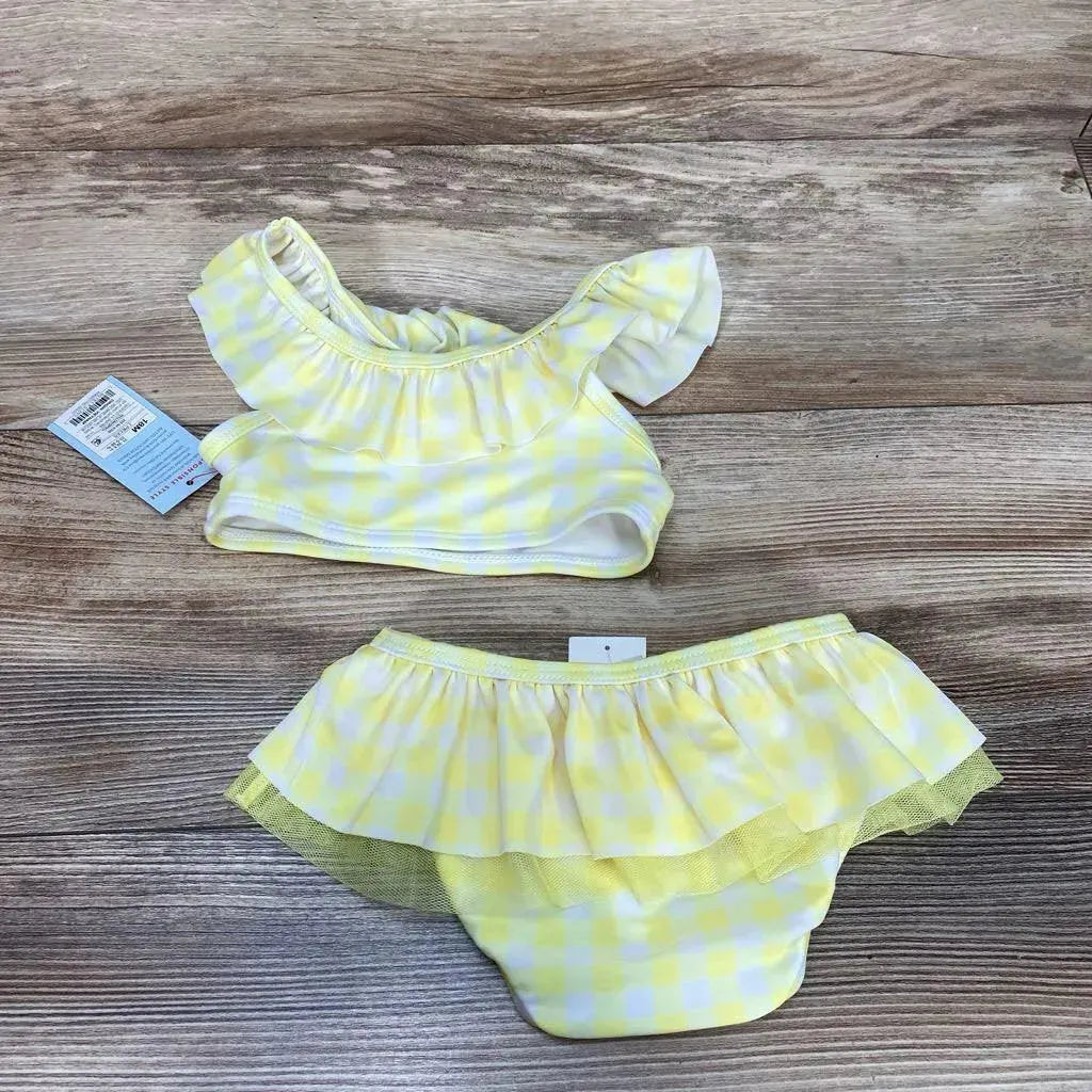 NEW Cat & Jack 2pc Gingham Bikini Set sz 18m - Me 'n Mommy To Be