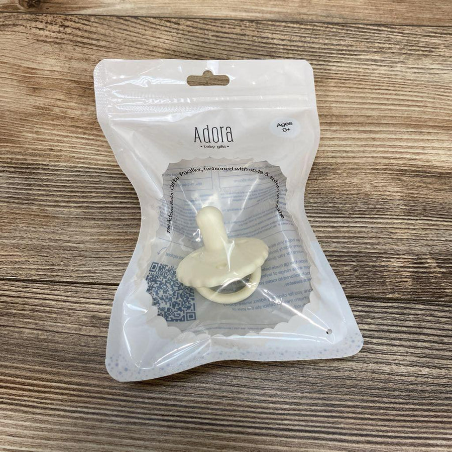 NEW Adora Baby Pacifier Scalloped Vanilla - Me 'n Mommy To Be