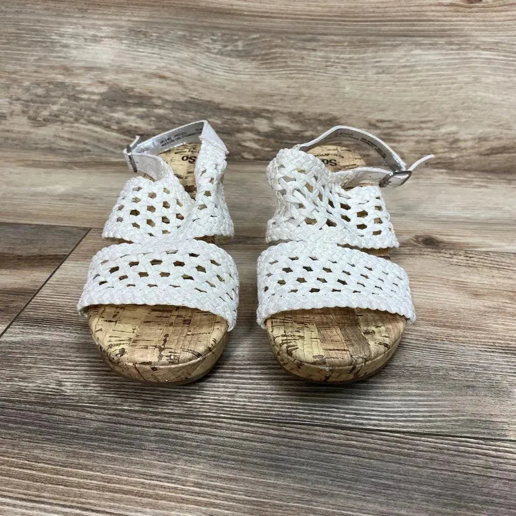 SO Wedge Adriene Sandals sz 3Y - Me 'n Mommy To Be