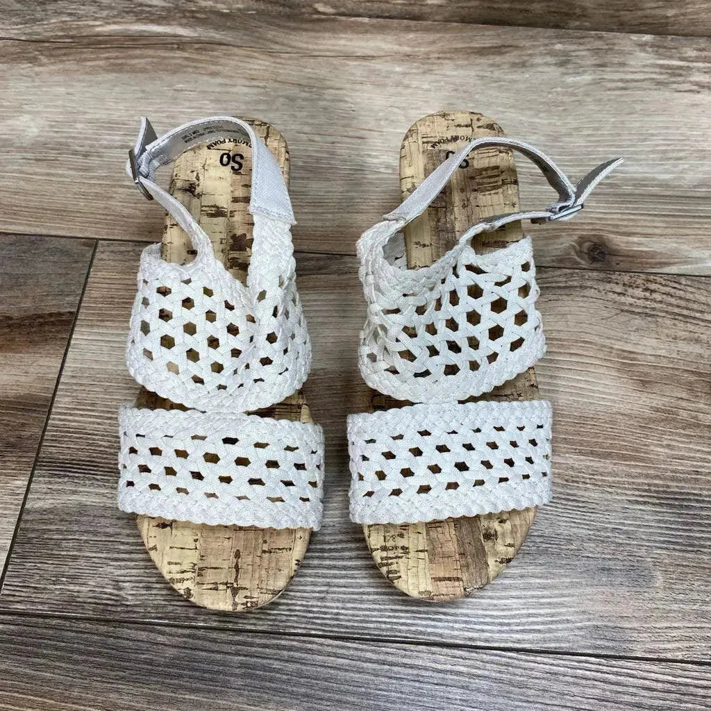 SO Wedge Adriene Sandals sz 3Y - Me 'n Mommy To Be