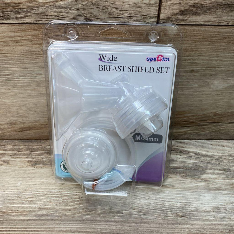NEW Spectra Wide Breast Shield Set 24mm - Me 'n Mommy To Be