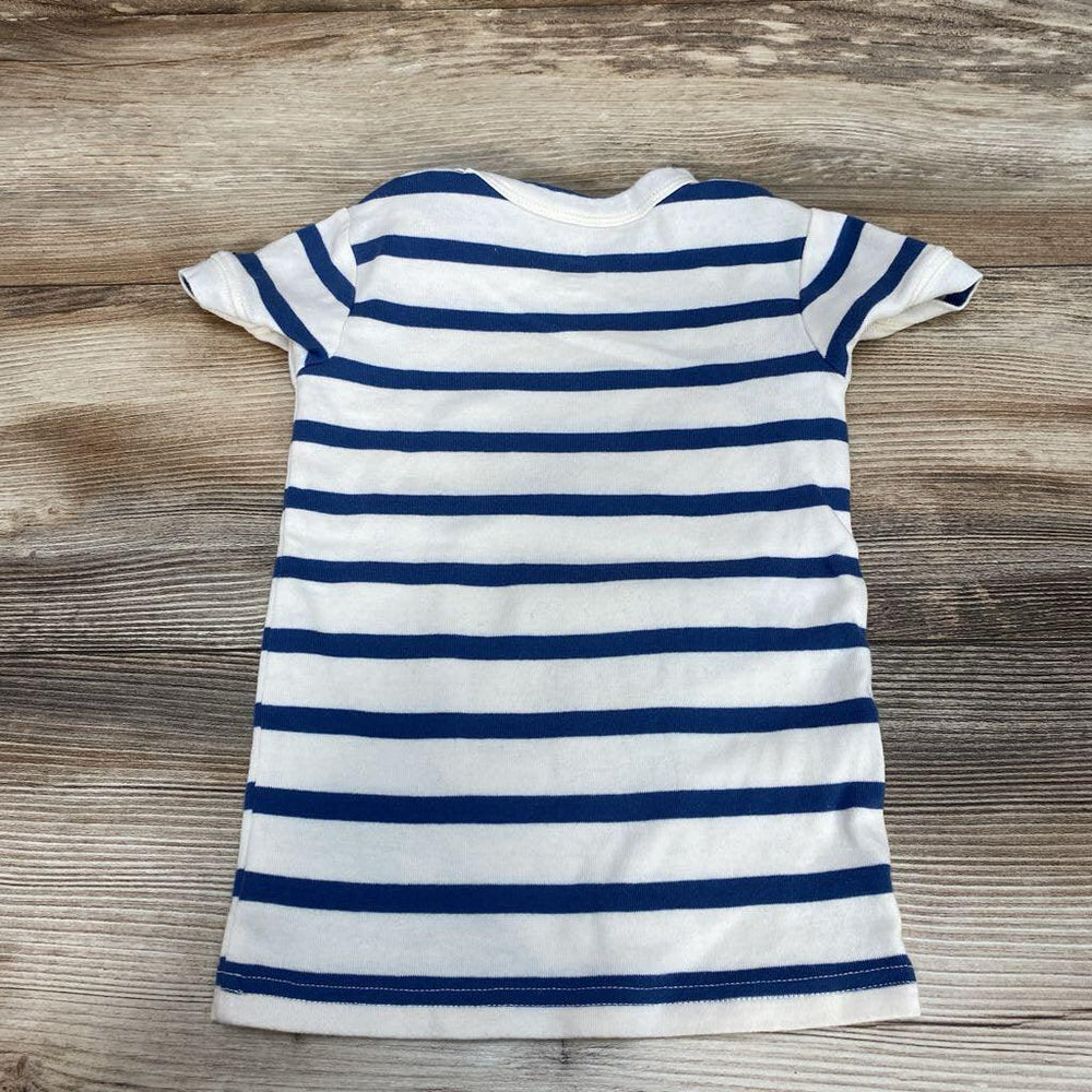 Baby Gap Striped Dino Shirt sz 4T - Me 'n Mommy To Be