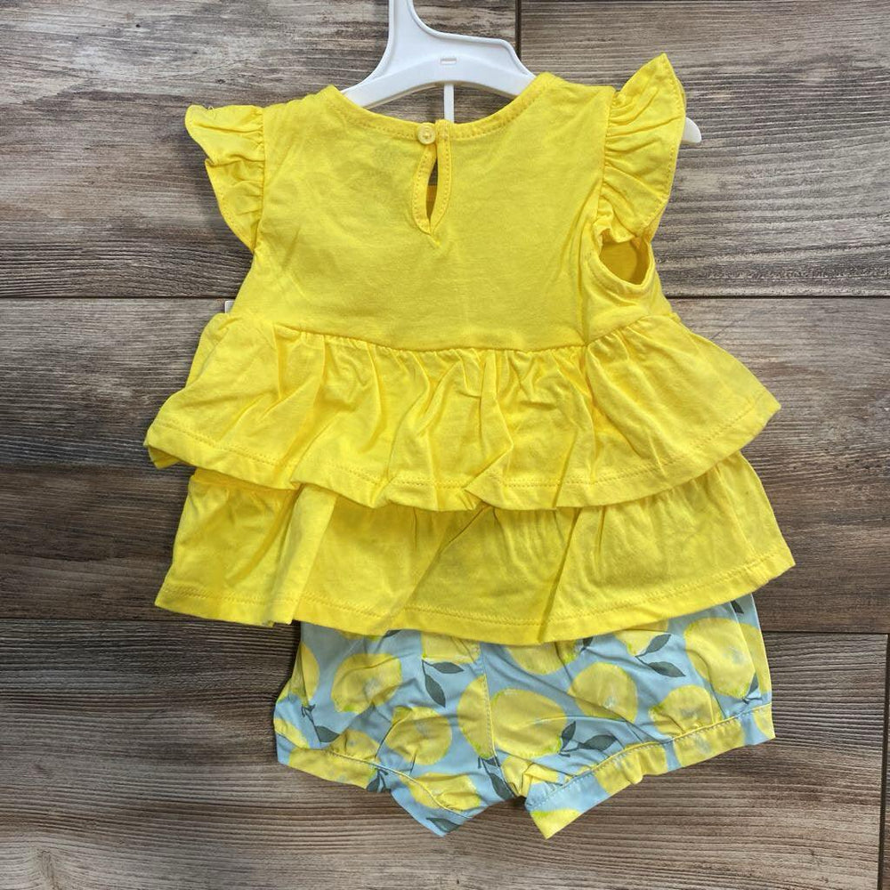 NEW Just One You 2pc Lemon Top & Shorts sz 9m - Me 'n Mommy To Be