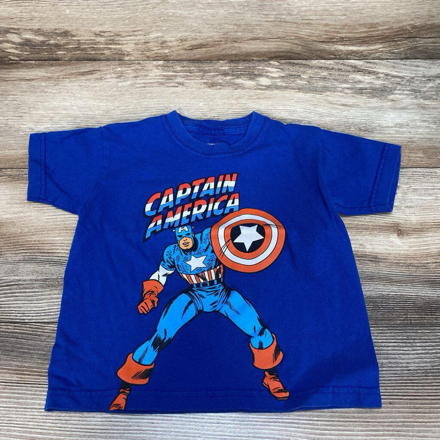 Marvel Captain America Shirt sz 3T - Me 'n Mommy To Be
