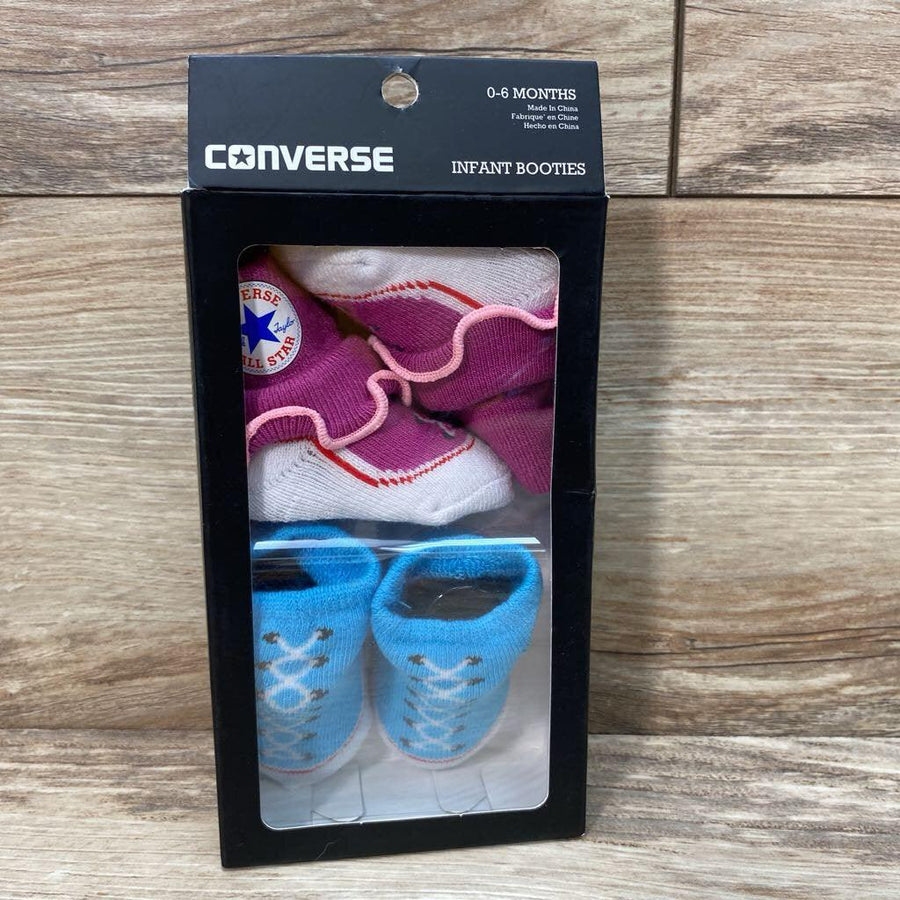 NEW Converse 2Pk Infant Booties sz 0-6m - Me 'n Mommy To Be