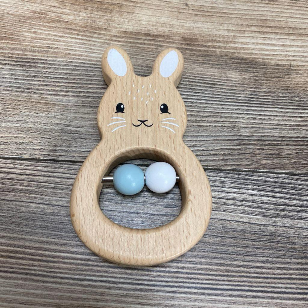 Bigjigs Toys Wooden Bunny Rabbit Rattle - Me 'n Mommy To Be