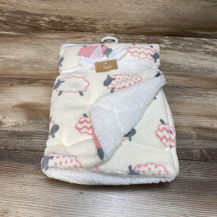NEW Baby Plush Blanket Sheep Print - Me 'n Mommy To Be