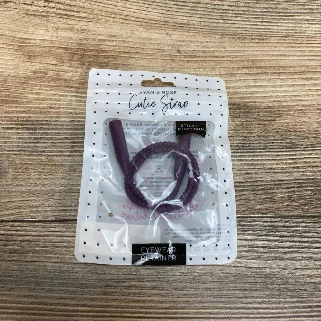 NEW Ryan & Rose Cutie Strap Eyewear Retainer Plum - Me 'n Mommy To Be