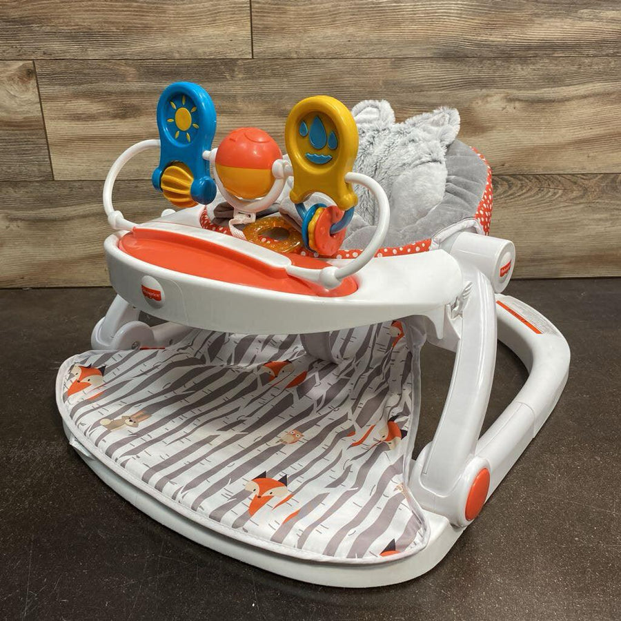 Fisher Price Sit-Me-Up Floor Seat with Tray Peek-a-boo Fox - Me 'n Mommy To Be