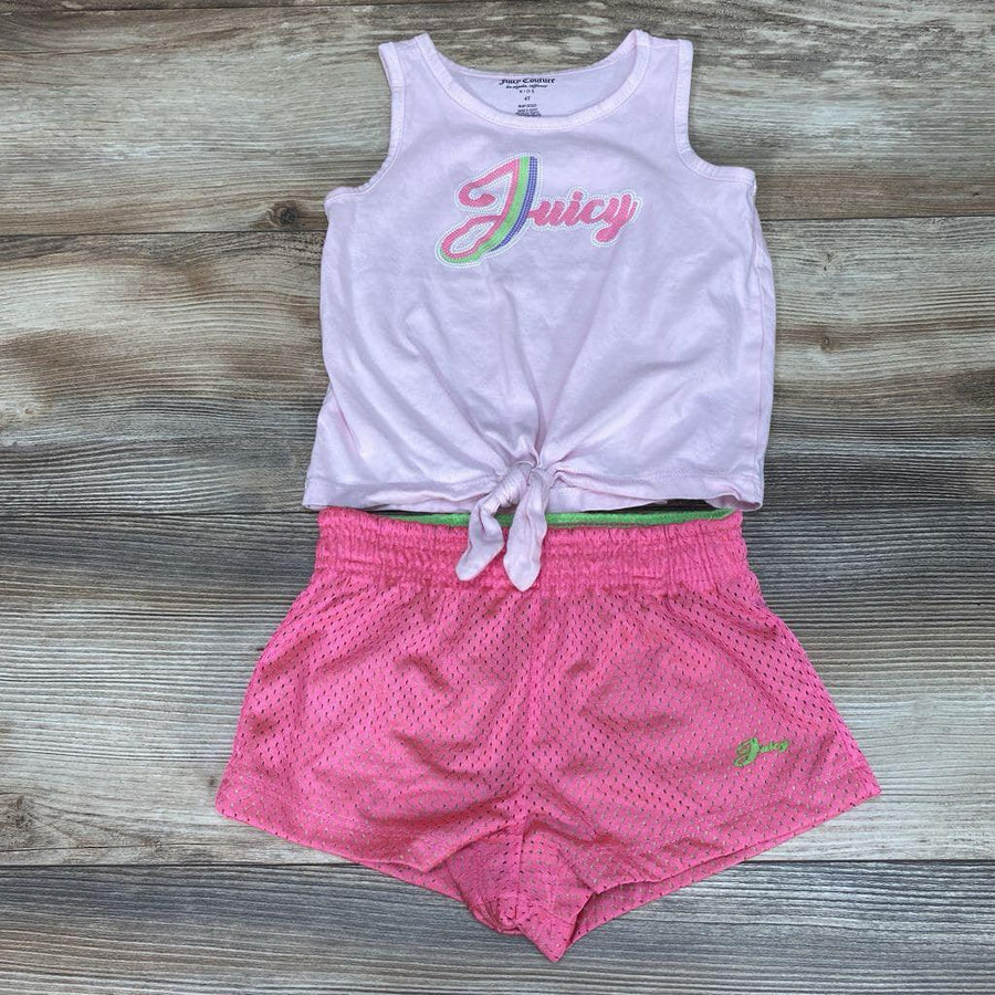 Juicy Couture 2pc Tank Top & Shorts sz 4T - Me 'n Mommy To Be
