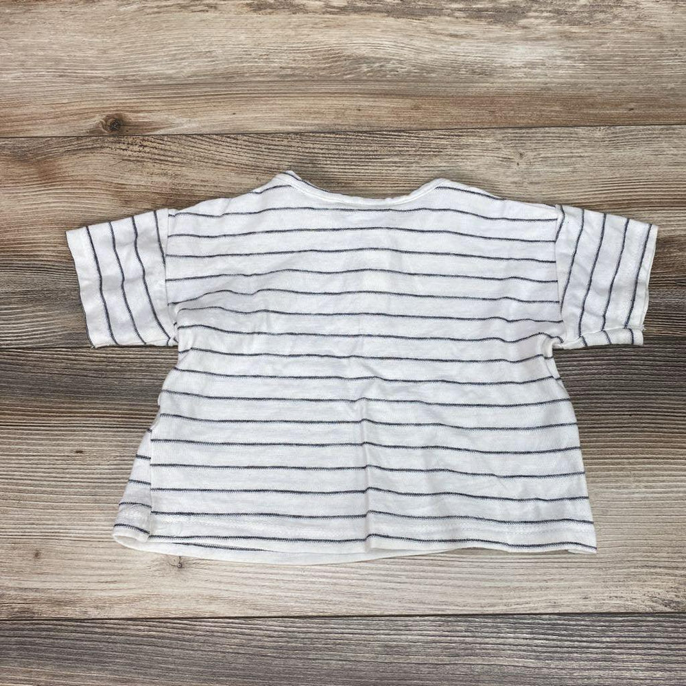 Zara Striped Henley Shirt sz 12-18m - Me 'n Mommy To Be