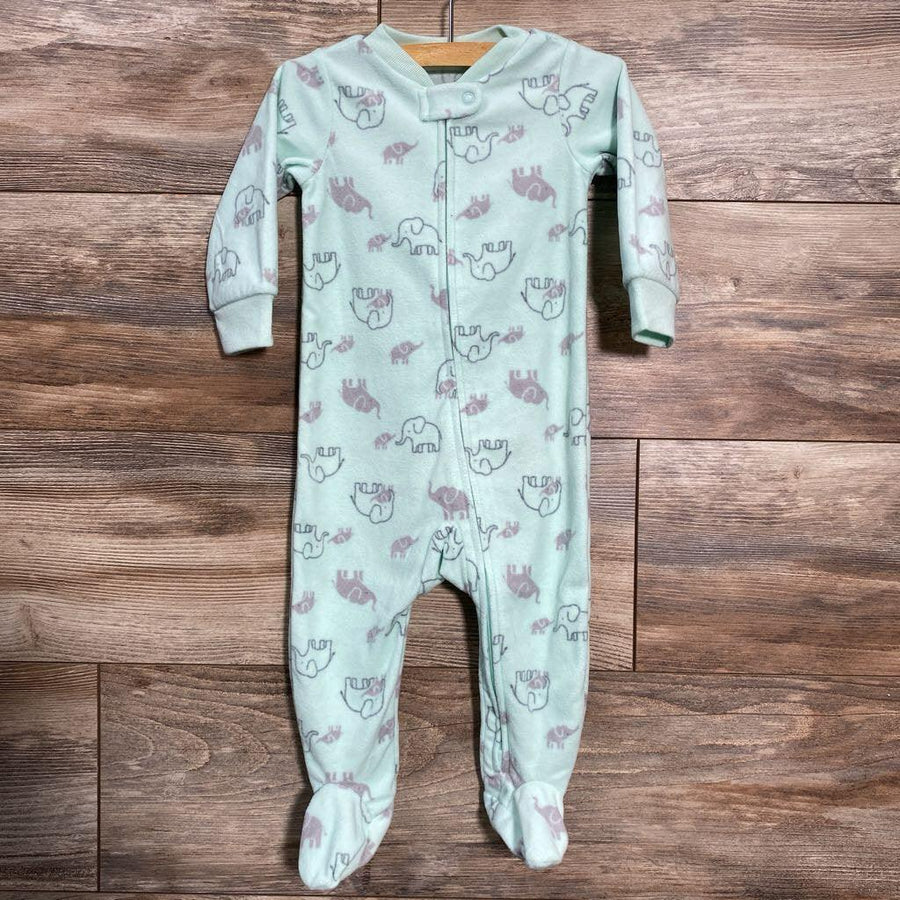 Simple Joys Elephant Print Blanket Sleeper sz 6-9m - Me 'n Mommy To Be