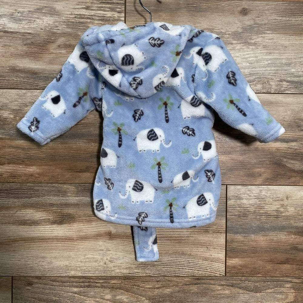 Hooded Elephant Print Robe sz 0-9m - Me 'n Mommy To Be
