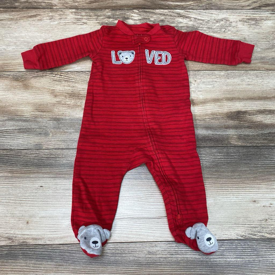 Just One You Striped Loved Sleeper sz 6m - Me 'n Mommy To Be