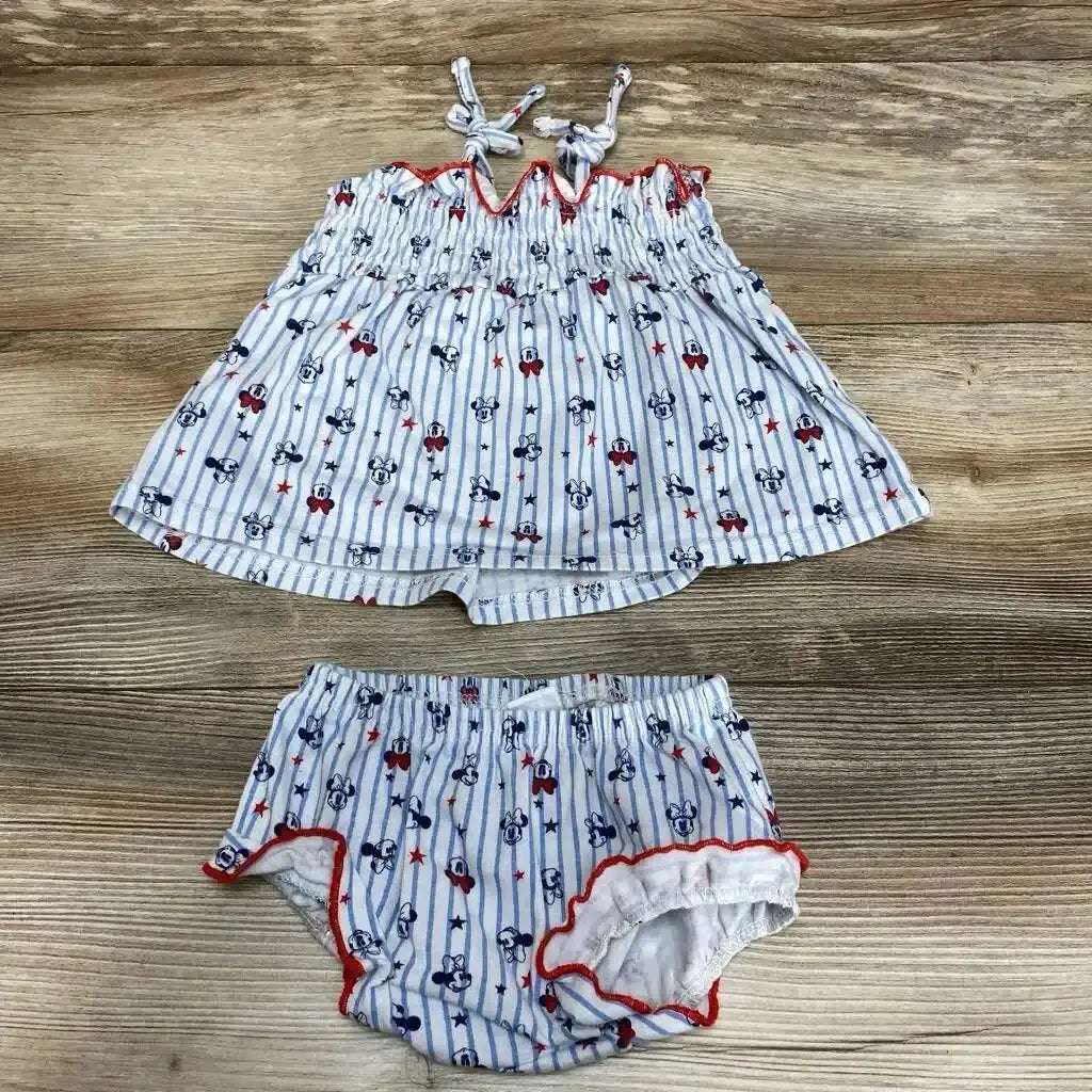Disney Baby 2Pc Minnie Mouse Shirt & Bottoms sz 0-3m - Me 'n Mommy To Be