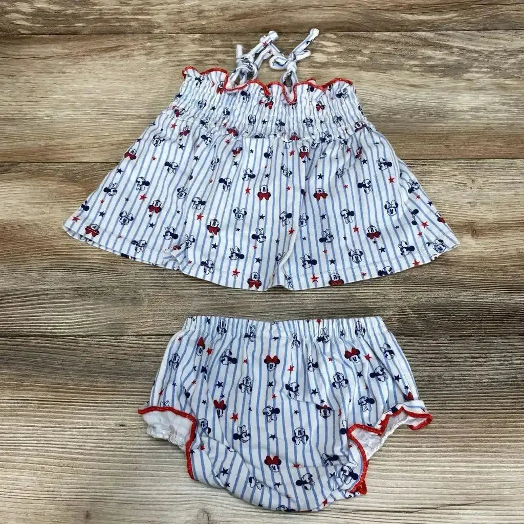Disney Baby 2Pc Minnie Mouse Shirt & Bottoms sz 0-3m - Me 'n Mommy To Be