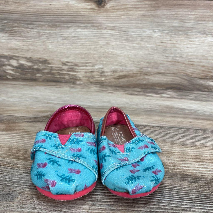 Toms Tiny Alpargata Jelly fish Shoes sz 3c - Me 'n Mommy To Be