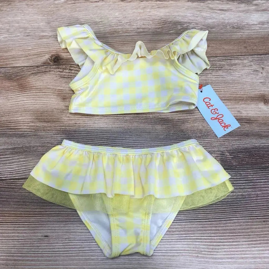 NEW Cat & Jack 2pc Gingham Bikini Set sz 12m - Me 'n Mommy To Be
