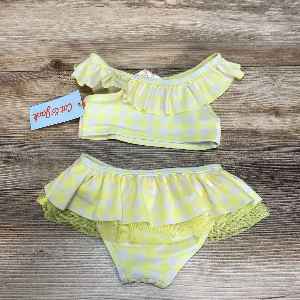 NEW Cat & Jack 2pc Gingham Bikini Set sz 12m - Me 'n Mommy To Be