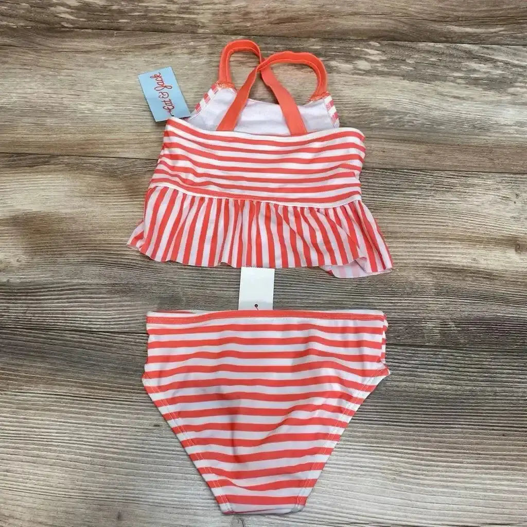 NEW Cat & Jack 2pc Striped Swimsuit sz 18m - Me 'n Mommy To Be