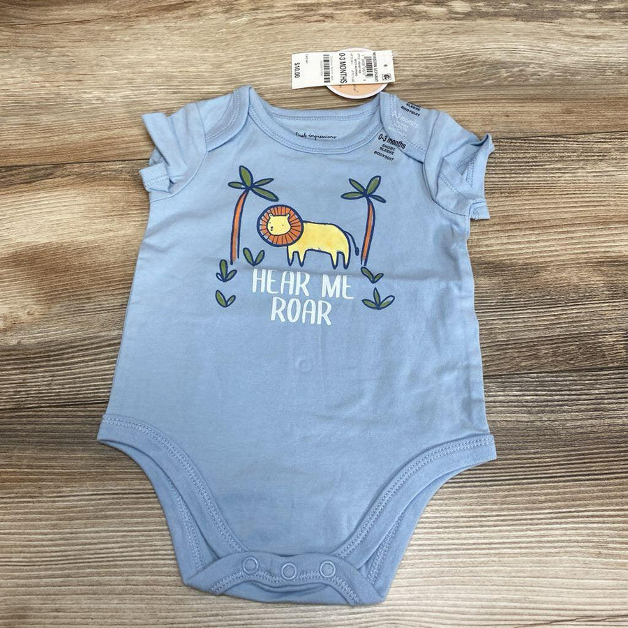 NEW First Impressions Hear Me Roar Bodysuit sz 0-3m - Me 'n Mommy To Be