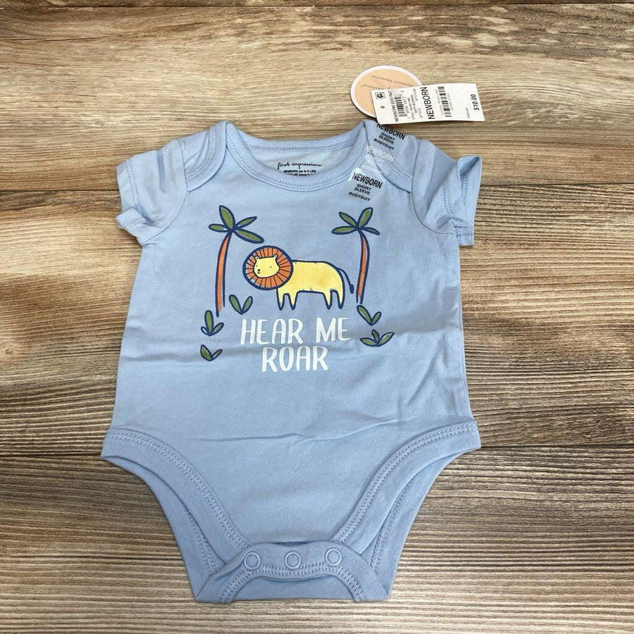 NEW First Impressions Hear Me Roar Bodysuit sz NB - Me 'n Mommy To Be