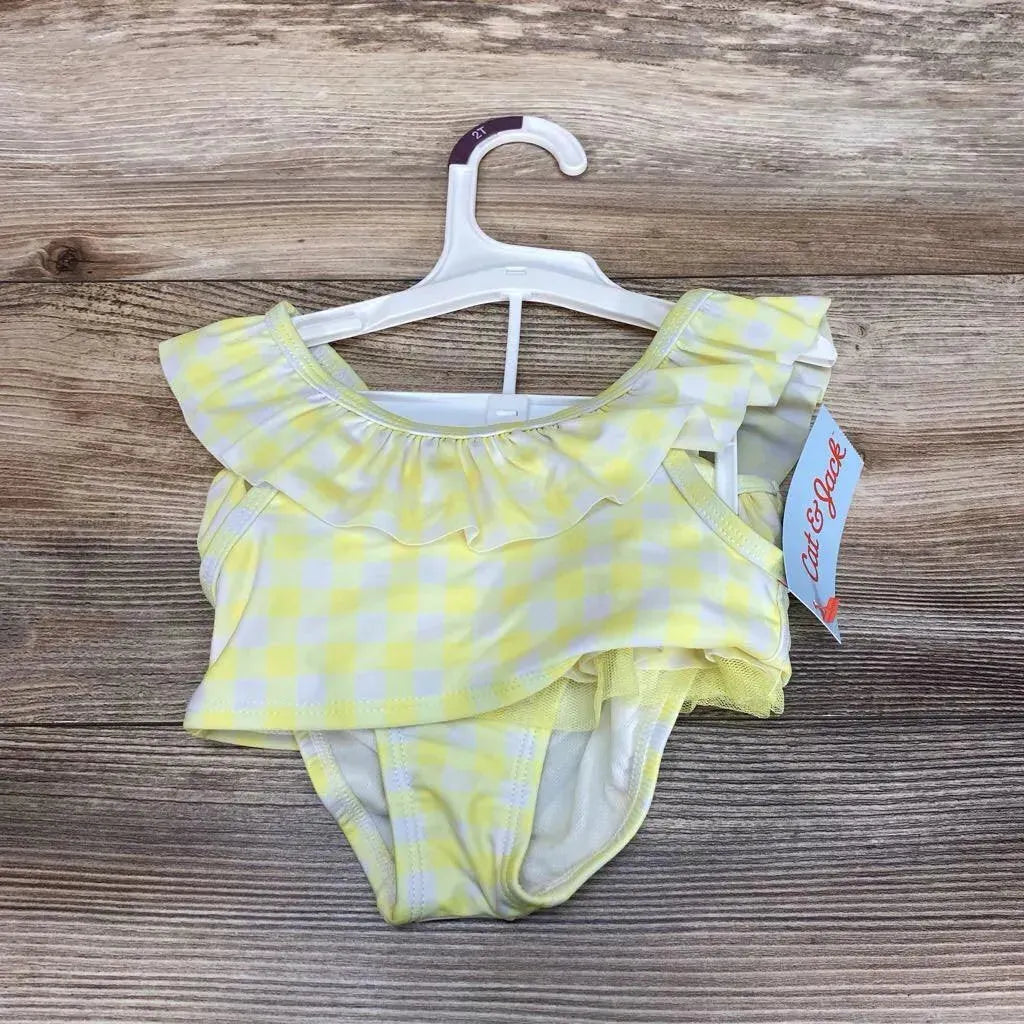 NEW Cat & Jack 2pc Gingham Bikini Set sz 2T - Me 'n Mommy To Be
