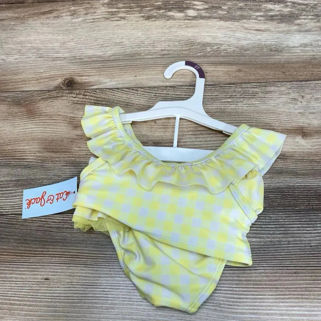 NEW Cat & Jack 2pc Gingham Bikini Set sz 2T - Me 'n Mommy To Be