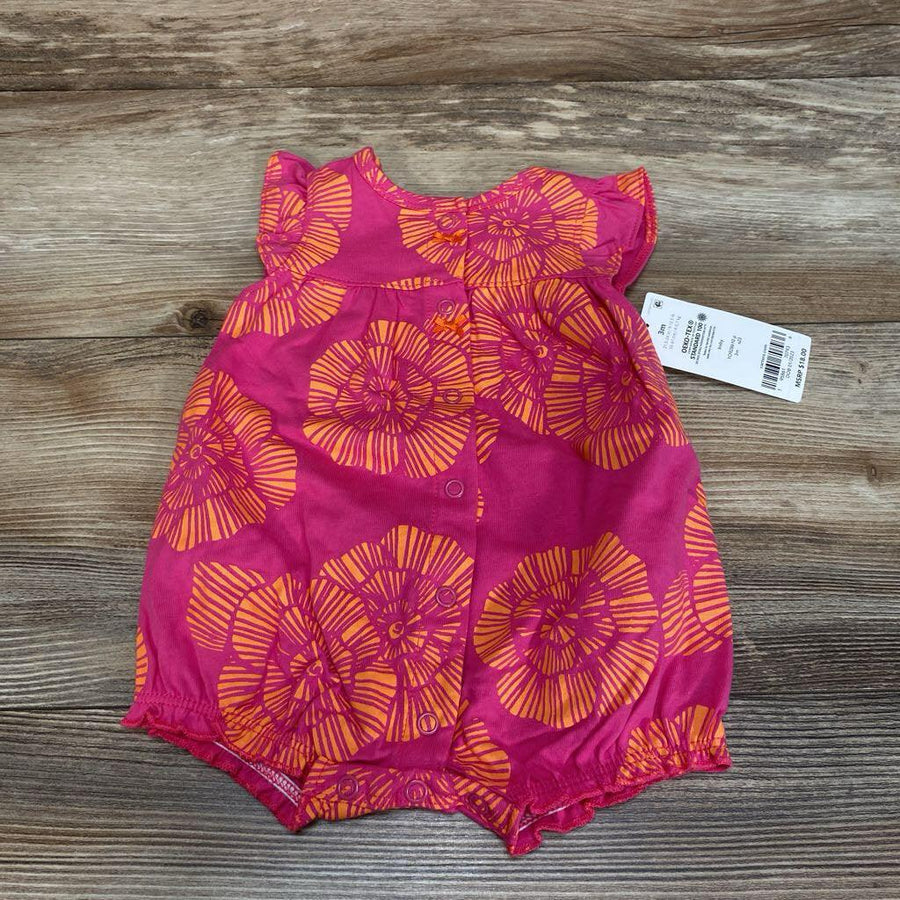 NEW Carter's Floral Shortie Romper sz 3m - Me 'n Mommy To Be