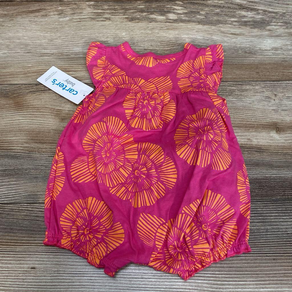 NEW Carter's Floral Shortie Romper sz 3m - Me 'n Mommy To Be
